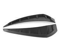 Rejilla De Coche Para Civic 2016-2020 Car Shark Grille Air Flow Side Vent Exterior Styling Grill ABS Mate Negro 2 Unids/par Parrilla Delantera Delantera