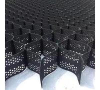 Rejilla de control de barro para caballos y ganado - Pavimentadora de panal de abeja de 5 cm para granjas, jardines y estacionamientos - Sistema de entrada de grava permeable (10 cm de altura 5 m x 8