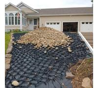 Rejilla de control de erosión para estabilización del suelo, diseño resistente para retención de grava en laderas y patios, ideal para paisajismo y proyectos al aire libre