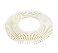 Rejilla de desagüe de ABS Duradera para Piscinas - Rejilla Antideslizante de 3 Orificios para entradas de vehículos, Patios y terrazas - Plástico Blanco 30x100CM, Paquete de 20 para una gest