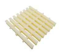 Rejilla de desagüe para piscinas, Rejilla de plástico ABS for drenaje piscina, rejilla desbordamiento, Color hueso, 39,37 pulgadas largo, 7,08-11,81 ancho, 2-10 Uds(18x 100cm,4pcs)