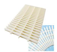 Rejilla de desbordamiento de drenaje de piscina, cubierta de plástico antideslizante duradera para entrada, patio, cubierta, rejilla de canalón de empalme, diseño resistente, ideal para uso en