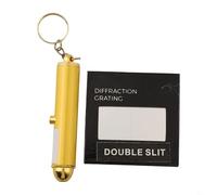 Rejilla de difracción científica para experimentos de física, incluidas demostraciones de interferencia de ranura simple y doble (0,02 mm+bolígrafo)