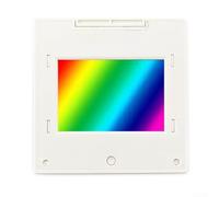 Rejilla de difracción de transmisión con líneas múltiples 50/100/300/600 para espectrofotómetro óptico e instrucción de espectroscopia (50 líneas)