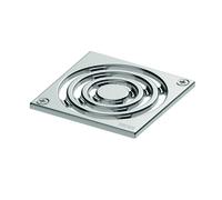 Rejilla de diseño TECEdrainpoint S, acero inoxidable, 100 × 100 mm, atornilla...
