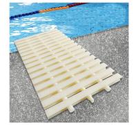 Rejilla de drenaje de ABS giratoria de 360°, drenaje de canal flexible para terrazas al aire libre, baños y cocinas, 18 x 100 cm, paquete de 10