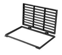 Rejilla de drenaje de hierro fundido resistente y rejilla de hierro dúctil clase B para entrada, hormigón, patio, diseño antirrobo, 50 x 50 cm / 20 x 20 cm