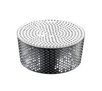 Rejilla de drenaje de jardín de acero fuerte, diseños a prueba de agua, flujo de aire para exteriores, optimiza para terraza de patio, cubierta de drenaje antisuelo ventilada