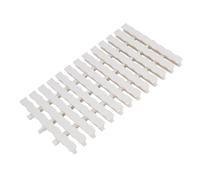 Rejilla de drenaje de piscina, cubierta de zanja de drenaje de plástico, parrilla de drenaje duradera ondulada, parrilla de drenaje de ducha de canal flexible, para piscina y ducha sobre el suelo