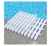 Rejilla de drenaje de piscina para calzadas, patios, cubiertas, sistema de drenaje de tres interfaz, rejilla de canalón duradera y eficaz para una gestión eficiente del agua