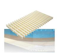 Rejilla de drenaje de plástico antideslizante para piscinas, entradas de vehículos y patios - Rejilla de canal de 3 orificios (25 x 100 cm, juego de 10) - Protección contra desbordamientos de alt