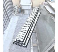 Rejilla de drenaje desmontable para patio, balcón y ducha, cubierta de drenaje fácil de limpiar que evita obstrucciones y eres un flujo de agua suave