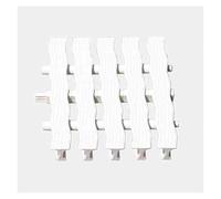 Rejilla de drenaje para ducha y entradas, cubierta de desbordamiento ondulada para patios y cubiertas de piscina, 18 cm, 15 piezas