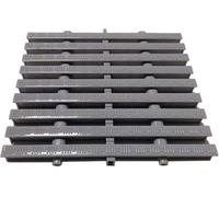 Rejilla De Drenaje para Piscinas De Alta Resistencia, Tapa De Zanja De Fácil Limpieza para Patios, Terrazas Y Entradas De Vehículos, Diseño Empalmable, Soporta Una 12PCS/30cm