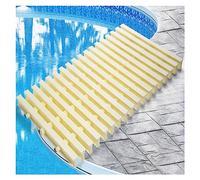 Rejilla de Drenaje Rectangular para Piscinas y Carreteras, Rejilla de alcantarillado de Alta Resistencia, Rejilla de Canal de fácil instalación, Color Blanco.
