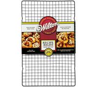Rejilla de enfriamiento antiadherente Wilton Recipe Right de 16 x 10 pulgadas, color negro