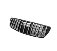 Rejilla de entrada delantera para parachoques, mejora de la rejilla estilo GT, compatible con Mercedes Benz W211 Clase E, E320, E500, E350, años 2003, 2004 y 2005.(Black)