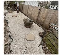 Rejilla de estabilización de arena duradera de 3 x 7 m, rejillas de suelo permeables de 5,1 cm y 10,2 cm de profundidad para caminos y cimientos de cobertizos, incluye 10 estacas HeavyDutySystem