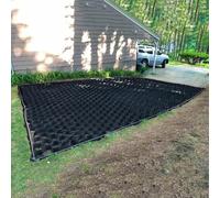 Rejilla de estabilización de grava resistente de 2 pulgadas, 1800 lbs/sq ft para calzadas, estacionamientos, pendientes y proyectos de plataforma de carretera, 3 x 6 m