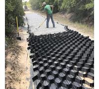 Rejilla de estabilización de grava, soporte de carga de vehículos pesados, ideal para patio, paisajismo, control de barro, patios de jardín, caminos