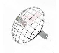 Rejilla de Faro de Motocicleta 7 "19.5cm Montaje lateral universal Parrilla Motocicleta Motocicleta Malla de malla Rejilla de celosía Vivid Cubre Cuadrado Cubierta Protectora Rejilla Faro Motocicleta(