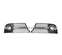 Rejilla de Faros Antiniebla Compatible Con TT MK2 TTS 2011 2012 2013 2014 Rejilla Delantera Del Automóvil Cubierta Rejilla Panal Parrilla Malla 8J0807681KT94 Cubierta Rejilla(Chrome Silver)