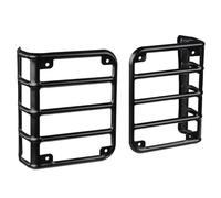 Rejilla de faros antiniebla Cubierta protectora para la luz trasera del Para Jeep Para Wrangler JK 2007-2017(Tail light cover)