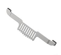 Rejilla de fijación de bloque de malla para parrillas de barbacoa, bandeja de recogida de desechos de alimentos, accesorio para cocina eléctrica de carbón de gas, plata, 30 x 5 x 3 cm