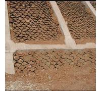 Rejilla de grava de plástico negro para entrada y jardín, sistema de pavimentación de panal de abeja, estabilizador de grava para caminos de césped, tapete de refuerzo de suelo para uso en exteriores