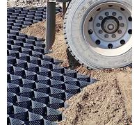 Rejilla de grava para entrada y jardín, estabilizador de 5,1 cm de grosor para grava, arena y cemento, EasyCutfor Shed Base y camino