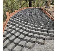 Rejilla de Grava Plegable para Patio Exterior, Malla georreferenciada Duradera para pavimentos de Piedra, Arena, Tierra y Barro, con Forma de Panal, para Caminos y entradas de vehículos.