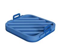 Rejilla de horno para uso en horno, bandeja de horno con drenaje de grasa para airfryer, rejilla de silicona para cestas de 8 a 10 pulgadas, para cestas de tocino de 8 a 10 pulgadas, barbacoa y cocina