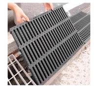 Rejilla de lluvia de plástico de polímero antideslizante para drenaje al aire libre en calzadas, estacionamientos, jardines, patios y sótanos. Solución eficaz de gestión del agua