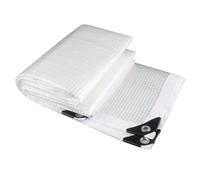 Rejilla de Lona de PE Transparente de 0,33 MM, Cubierta cálida Impermeable a Prueba de Lluvia for toldo de cobertizo de Ventana de balcón de Planta de jardín(White Edge,1x8m)