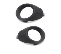 Rejilla de Luz Antiniebla Compatible Con Ford Para Fiesta 2009 2010 2011 2012 Marco Lámpara Antiniebla Repuesto Cubierta De Anillo Embellecedor Cubiertas De Luz Antiniebla Parrilla Cromada Negra(2PCS