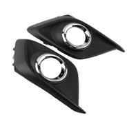 Rejilla de Luz Antiniebla Compatible con Mazda 3 para Axela 2014 2015 2016 Parachoques Delantero Luz Antiniebla Cubierta Cromada Bisel Parrilla BJE1-50-C21A