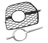 Rejilla de Luz Antiniebla Compatible Con Para X6 E71 E72 Hyb 2008 2009 2010 2011 2012 2013 2014 Cubierta Rejilla Luz Antiniebla Parachoques Delantero Embellecedor Parrilla De Lámpara Antiniebla(Black