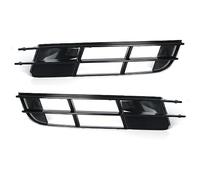 Rejilla de luz antiniebla del coche 4L0807681 4L0807682 Parrillas de parachoques delantero inferior cubierta de rejilla de luz antiniebla plástico negro izquierda derecha Q7 2007-2009