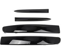 Rejilla de luz antiniebla del coche Rejillas delanteras para radiador de coche para Fiat 500 2007 2008 2009 2010 2011 2012 2013 2014 2015 4 piezas