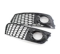 Rejilla de luz antiniebla para coche A4 B8 2008-2012 2 piezas rejilla delantera izquierda y derecha para parachoques de coche malla H1ycomb