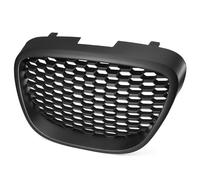 Rejilla de malla de panal para parachoques delantero de coche, sin emblema, compatible con Seat León MK2 1P, Altea, Toledo Mk3 (2004-2009) Rejilla de Coche de automóvil(GF Glossy Black)