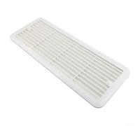 Rejilla de montaje para rejilla de ventilación de refrigerador 483 x 186 mm, ABS resistente a la intemperie, repuesto para Thetford 62445480 Campervan Caravan para autocaravana RV sistema de