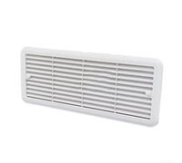 Rejilla de montaje para ventilación de refrigerador para Thetford, cubierta de ventilación ABS, para autocaravana, furgoneta camper, sistema de enfriamiento - Pieza de repuesto, 483x186mm (Blanco)