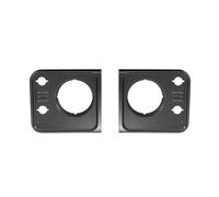 Rejilla De Parachoques ABS Para Land Rover Para Defender 90 110 1990-2000-2016 Accesorios Para Coche(Lamp cover black)