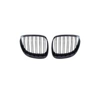 Rejilla De Parachoques Delantero Tipo Riñón Para E60 E61 5 Series 2003 2004 2005 2006 2007 2008 2009 De Doble Lama(Double Line Black)
