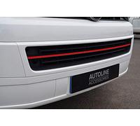 Rejilla de parachoques roja para adaptarse a T5 Transporter (10-15)