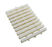 Rejilla de plástico para piscina, cubierta de drenaje de piscina, textura de rombo para calzadas, patios, cubiertas. Solución de drenaje de desbordamiento duradera