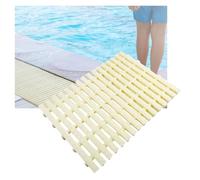 Rejilla de plástico para piscina, Rejilla de plástico for desagüe piscina, color hueso, 35-40 cm x 100, varios tamaños(40x100CM/6pieces)