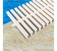 Rejilla de plástico para piscina, Rejillas de drenaje plástico PPS for piscinas, color blanco, varios tamaños(25cm)