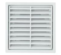 Rejilla de plástico para salida de aire, cubierta de ventilación de pared para ventilador de escape, rejillas de ventilación de secadora con material de polipropileno, rejilla resistente a la